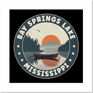 Bay Springs Lake Mississippi Sunset Posters and Art